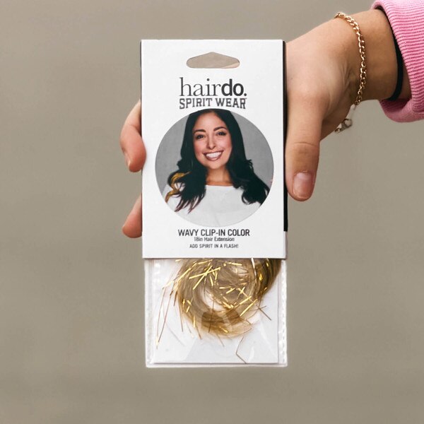 Gold Shimmer Spirit hair Wavy Clip-In 18-inch